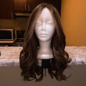 Lace front Human Hair wig highlighted wig 13x5